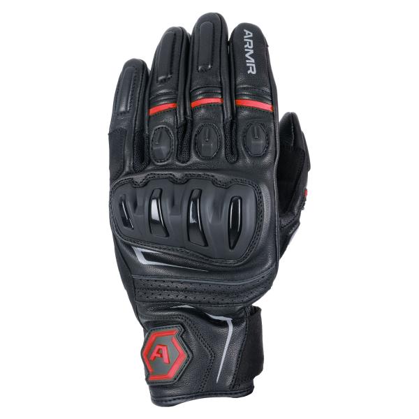 ARMR ARMR Raiden 3.0 MS Leather Glove Blk/Red